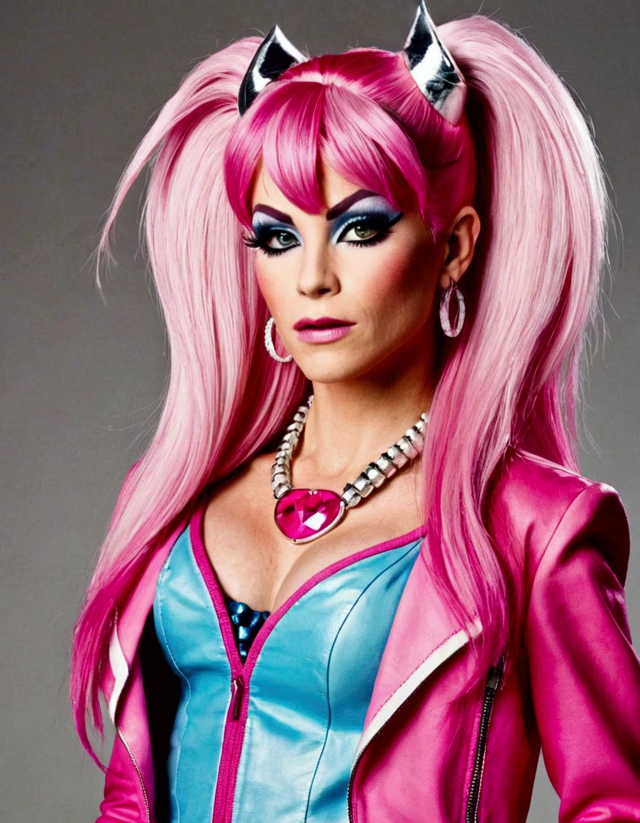 Jem. Jem is excitement. Ooh! Jem! Jem is adventure. Ooh! Glamour and glitter, Fashion and fame. Jem. Jem is truly outrageous, Truly, truly, truly outrageous. Woah! Jem! The music's contagious, outrageous! Jem is my name, No one else is the same! Jem is my name! But we're The Misfits, Our songs are better! We are The Misfits, The Misfits, And we're gonna get her! Jem! The music's contagious, outrageous! Jem is my name, No one else is the same! Jem is my name! Jem!