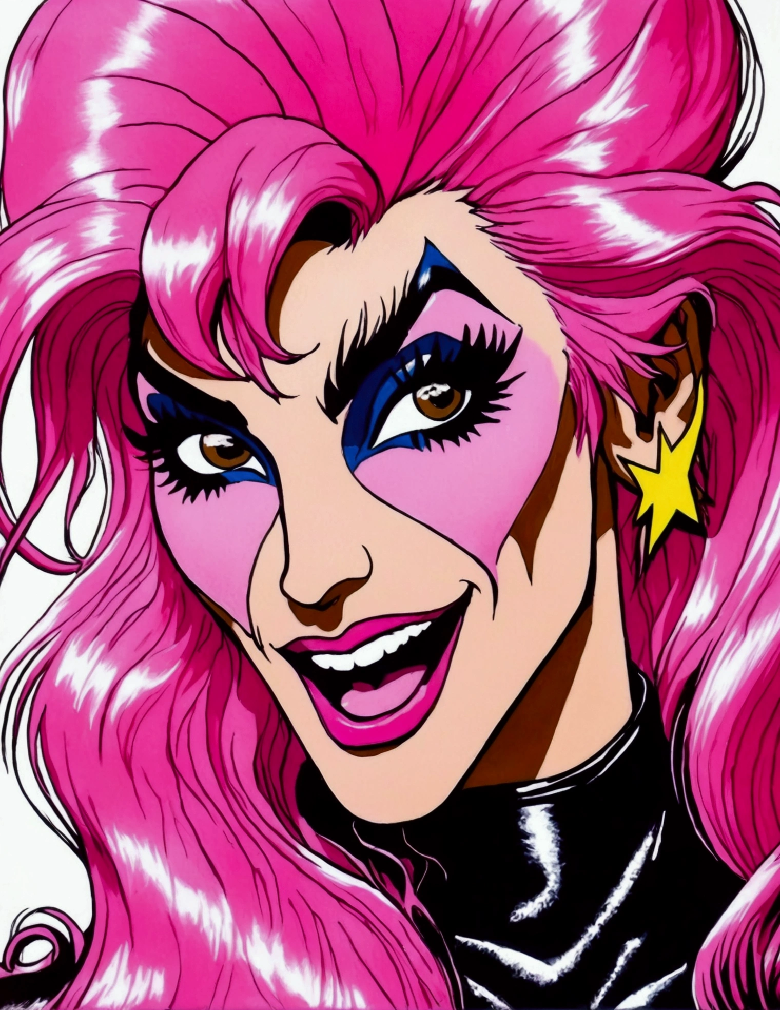 Jem. Jem is excitement. Ooh! Jem! Jem is adventure. Ooh! Glamour and glitter, Fashion and fame. Jem. Jem is truly outrageous, Truly, truly, truly outrageous. Woah! Jem! The music's contagious, outrageous! Jem is my name, No one else is the same! Jem is my name! But we're The Misfits, Our songs are better! We are The Misfits, The Misfits, And we're gonna get her! Jem! The music's contagious, outrageous! Jem is my name, No one else is the same! Jem is my name! Jem!