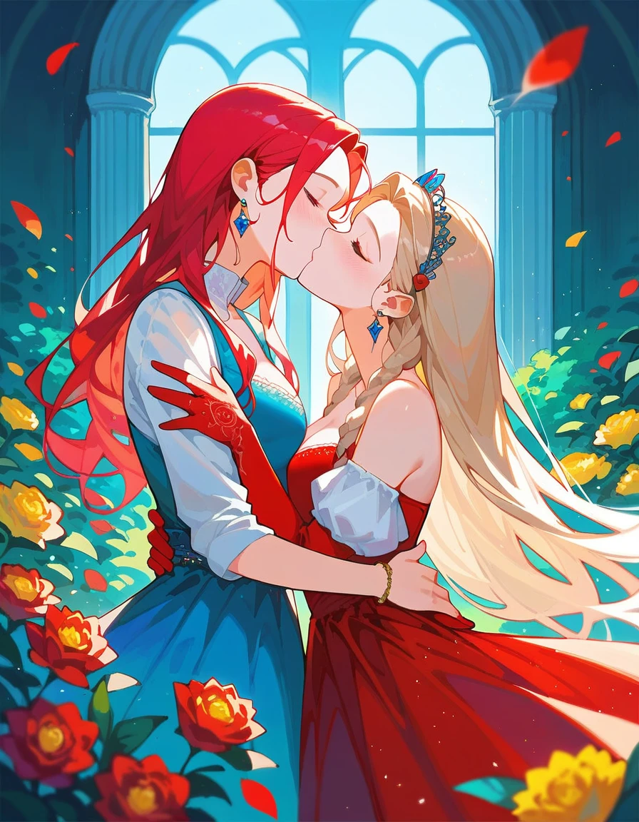 score_9, score_8_up, score_7_up , masterpiece, best quality, perfect anatomy , very aesthetic, absurdres ,intricate detailed ,ultra-detailed, Lovers, romantic date, cute atmosphere , kiss