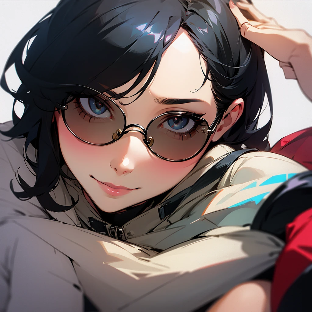 Milf with sunglasses,black hair,sexy