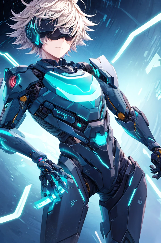 Dynamic Angle, ((Pose all over the body:1.5), (Colorful:1.2), (Extremely detailed CG Unity 16k wallpaper:1.1), (Noise Removal Strength: 1.45), (tmasterpiece:1.37), ((offcial art)), (assault rifle、Long sideburns、Beautiful anime style boy all over, clean detailed faces, Cyber, analogous colors, Glowing shadow, beautiful gradation, Clean image, Traditional Chinese clothing、 High detail, High definition,  coalescence, beleza celestial, Very detailed, full bodyesbian, Long silver hair, Green eyes、, Depth of field, Soft lighting, god light, Sparkle, Glowing light, ((Masterpiece)), ((Best quality)), High quality, hyper HD, Award-Awarded