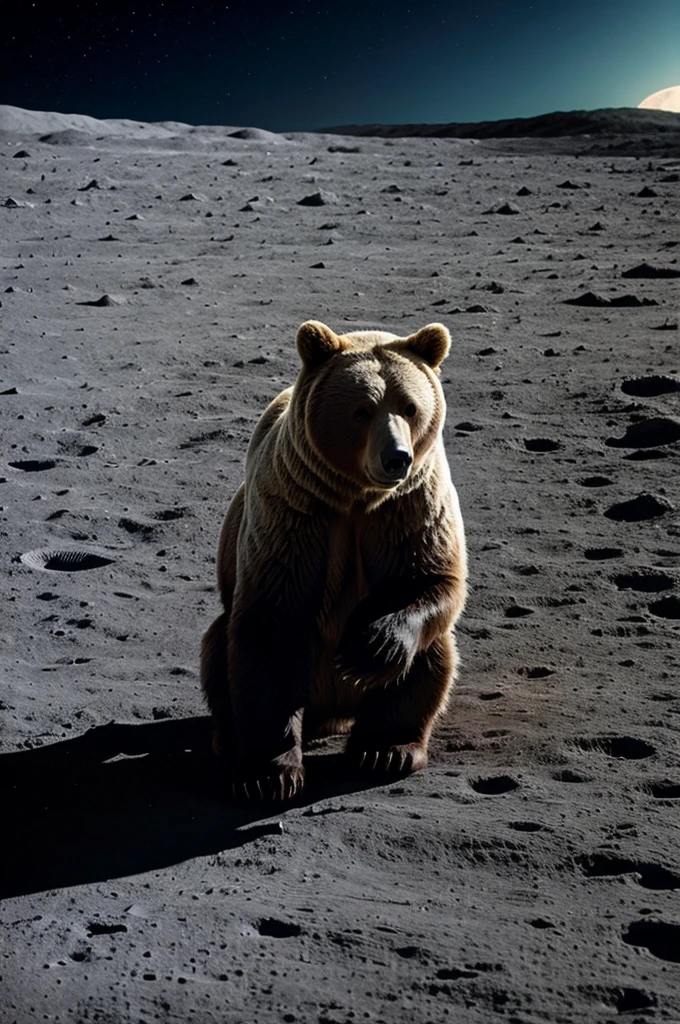 A bear on the Moon