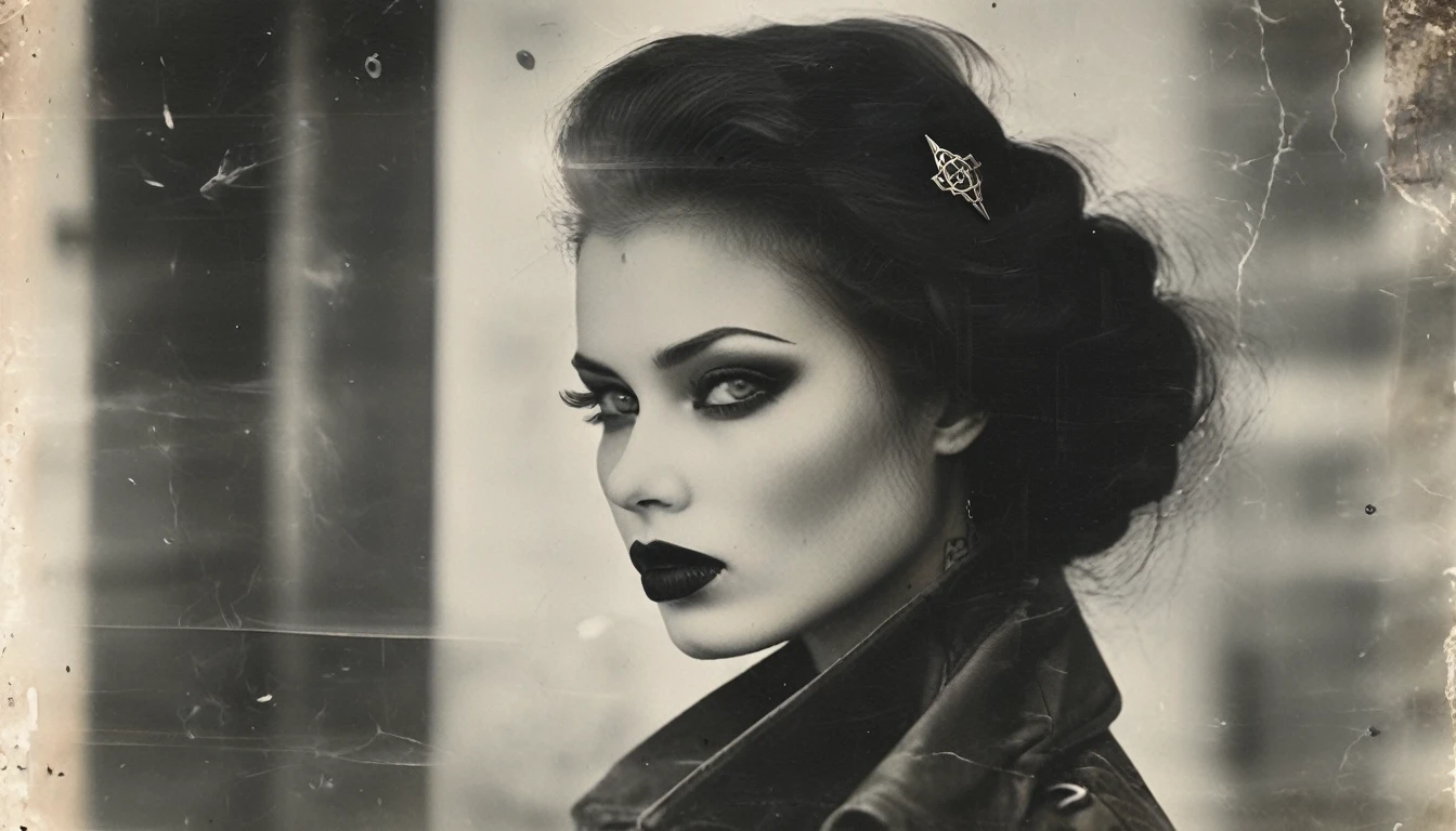 Russian young lady gangster, mastermind, brain, secret society tattoo
