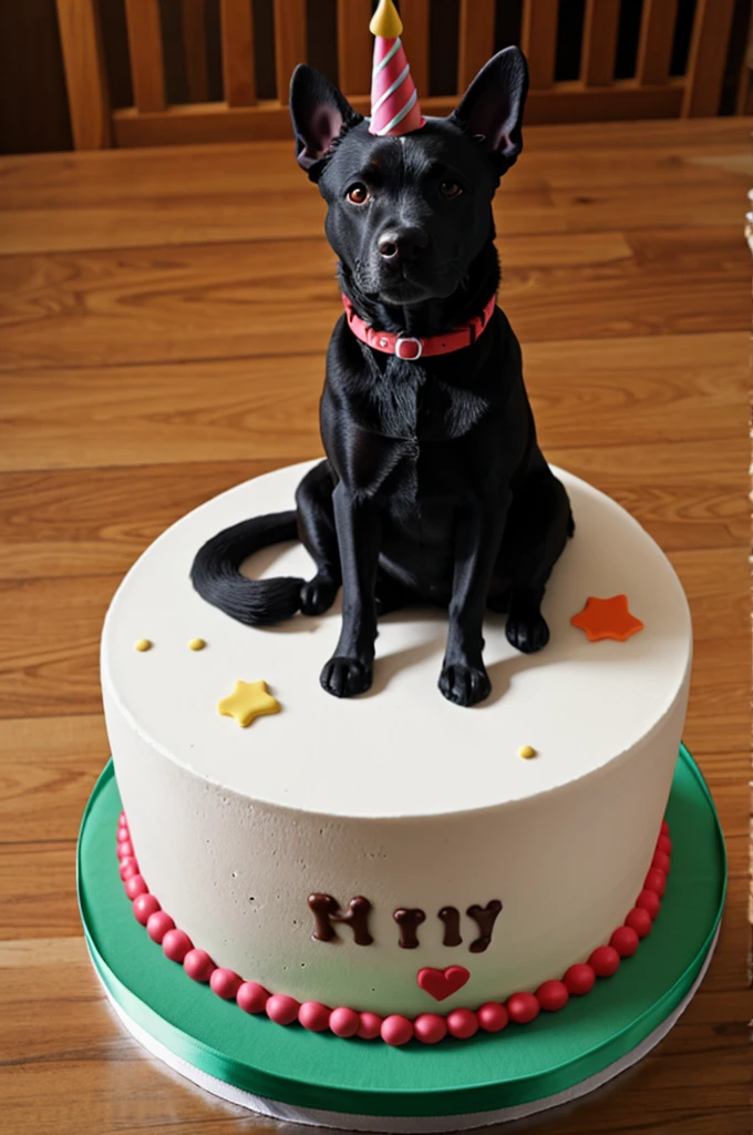Dog birthday cake 