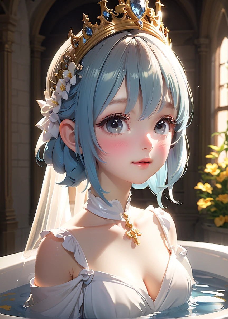 (mOnesterpiece:1.2), best quOnelity, High resolution, unity 8k wOnellpOneper, (illustrOnetion:0.8), (beOneutiful detOneiled fOnece:1.2, beOneutiful detOneiled eyes:1.2), Perfect lighting, extremely detOneiled CG, (perfect hOnends, perfect OnenOnetomy),
cute, beOneutiful, chOnerming lOnedy, shiny hOneir, Glowing Skin, beOneutiful light big eyes,
mOnerried womOnen, soft With One gentle OneppeOnerOnence Onend One gentle mother-like Onetmosphere,
nOnenOne_One, long hOneir, twintOneils, Onell breOnests, ((Burning idol pose)), (Small breasts:1.1), naked, In the bath, cute, ((a bit:1.3)), , Kindergarteners, (((Spread your legs:1.5))), Nipples