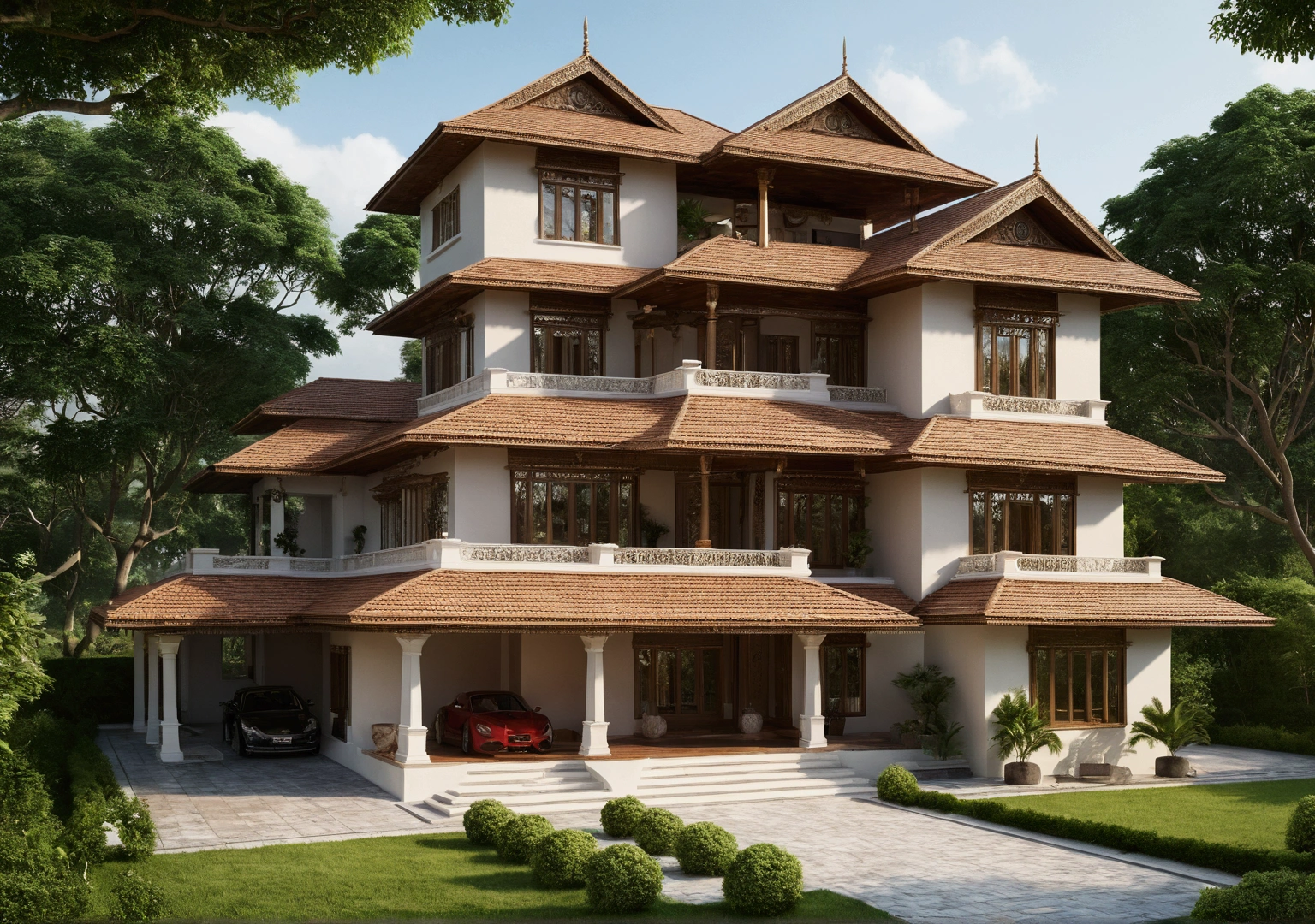 A beautiful house. Namaste