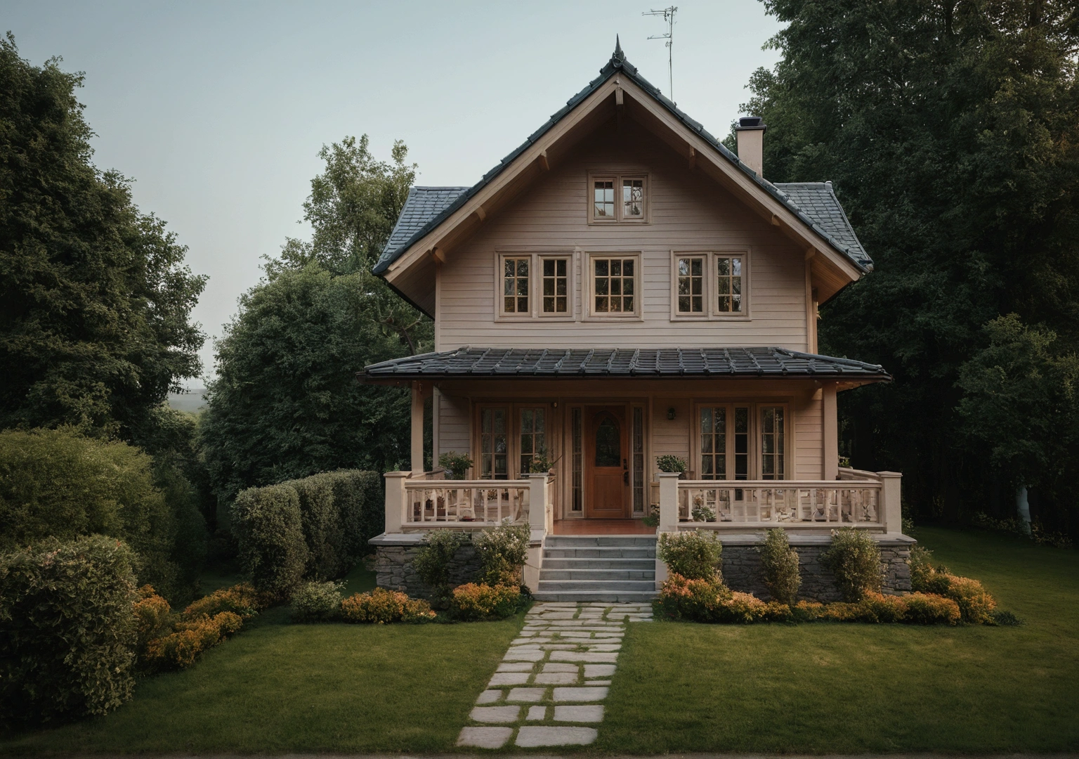 A beautiful little house. Namaste. Cozy feeling