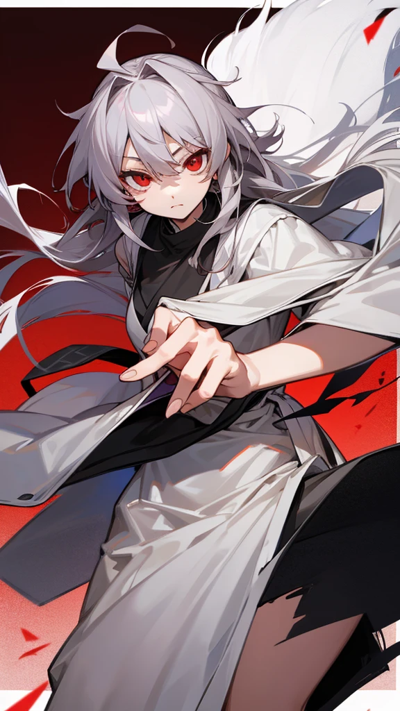 Highest quality I have long hair Gray Hair Sand Wolf Shiroko Red eyes I don't have anything Odd Eye