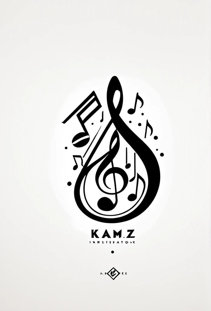 an elegant logo for a music company logo inspired by music and instruments Logos with image of musical notes The theme is,
the initials KB.
Bronze and black designs Very cool Elegant design Chic and modern design White background