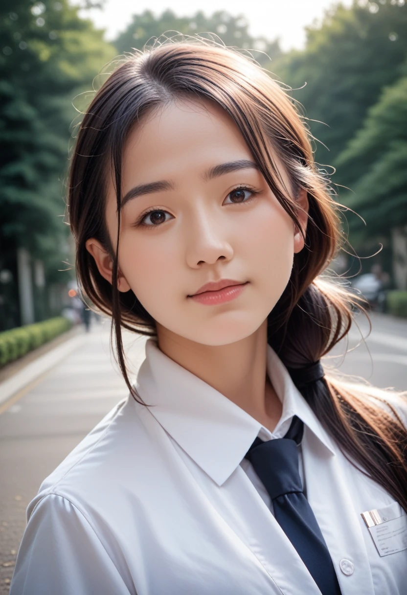 8k, raw photo, best quality, masterpiece, realistic, photo realistic, clear, professional lighting, beautiful face, best quality,ultra high res, realistic japanese beautiful, Super detailed, 1girl, outdoor, caustics