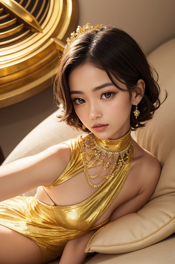 Golden Mariana name with shiny diamond 