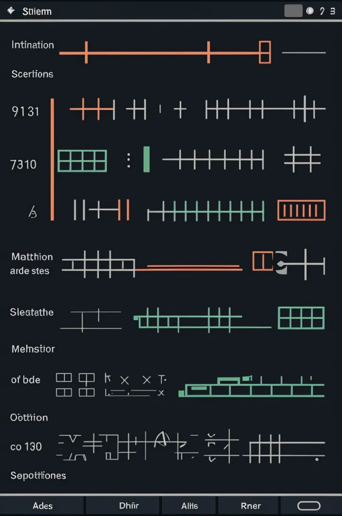 Make me a screen of interactive math functions