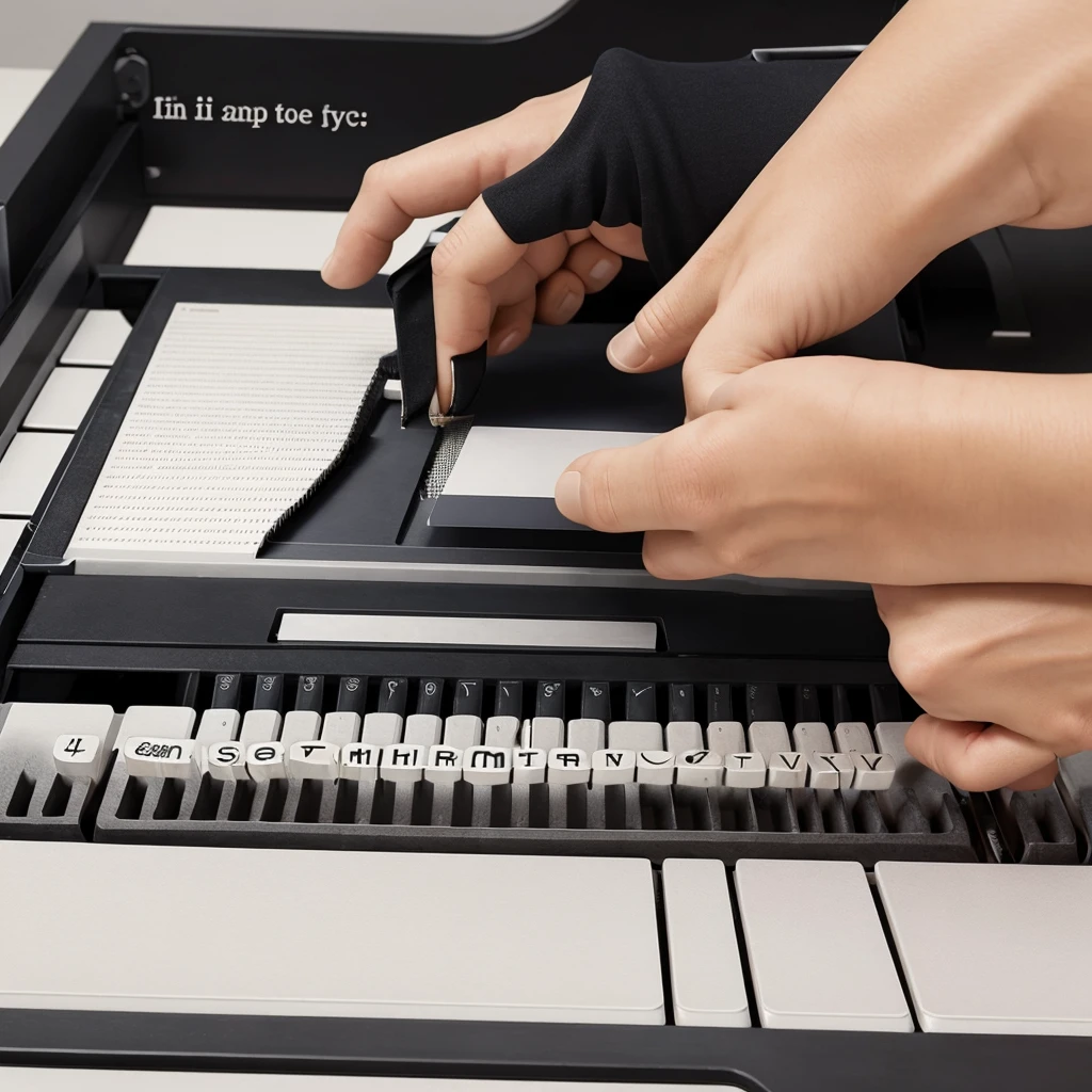 I want create a poster on blank typing 