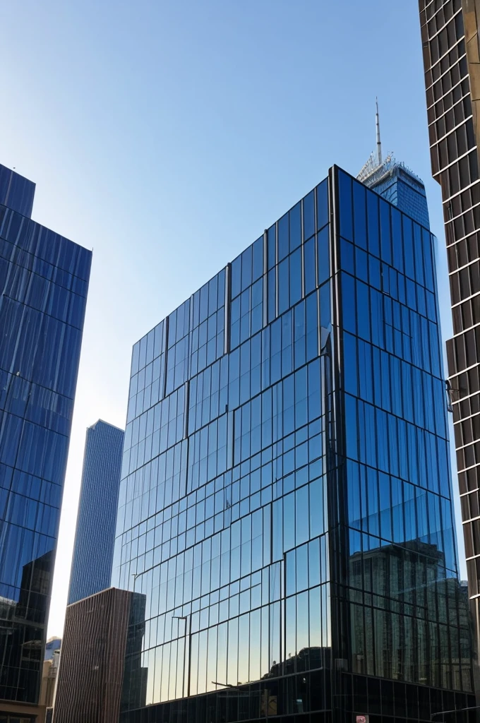 Create a glass building having a big Christian cross
