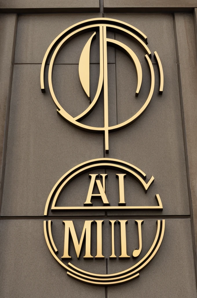 Logo of trading institution with the initials mj