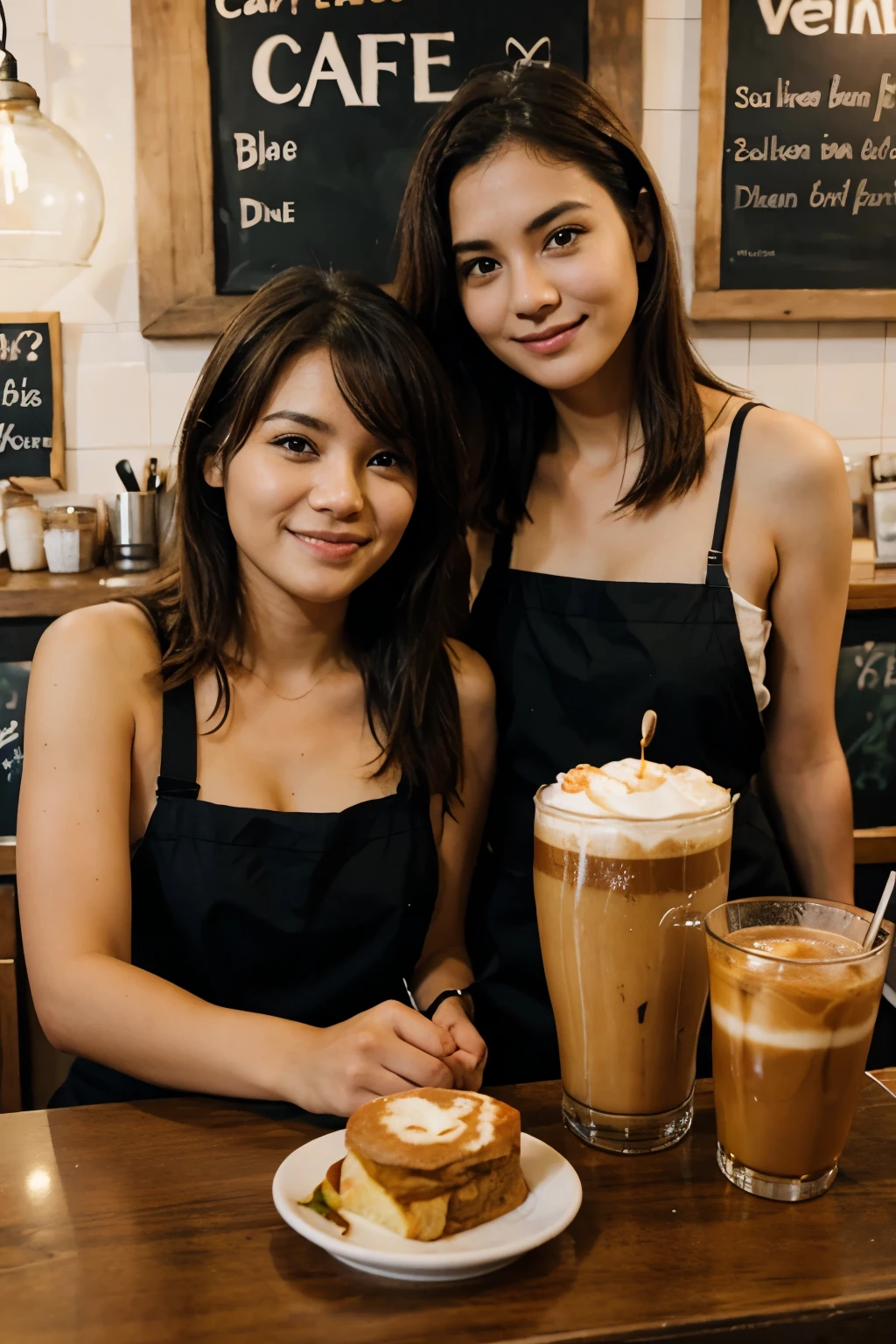 Photo with a cafe owner
