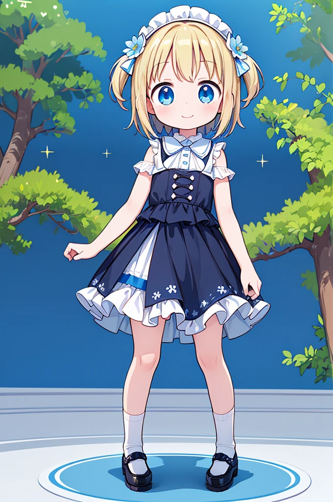 (masterpiece, Highest quality, detailed:1.3),(photograph:1.3), HD transparent background, Attention to detail,cute,One Girl, cute表情, smile,、Sparkling eyes,The audience watching,(small),smile, Perfect Face,mini skirt,Full body portrait、flower、Town、Outdoor、blue sky、White panties