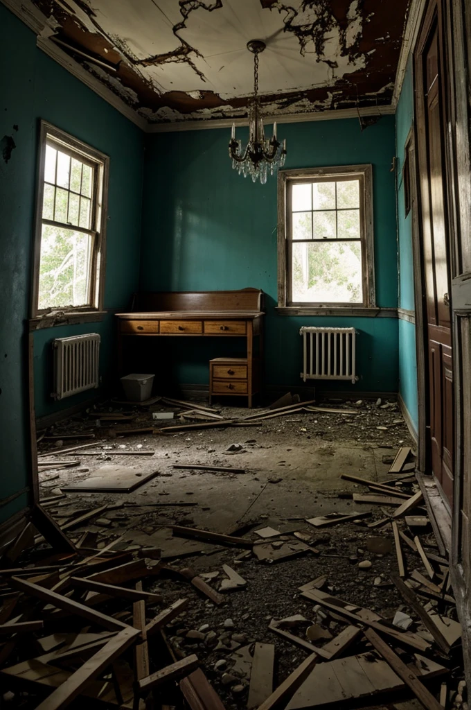 Horror in an abandoned house