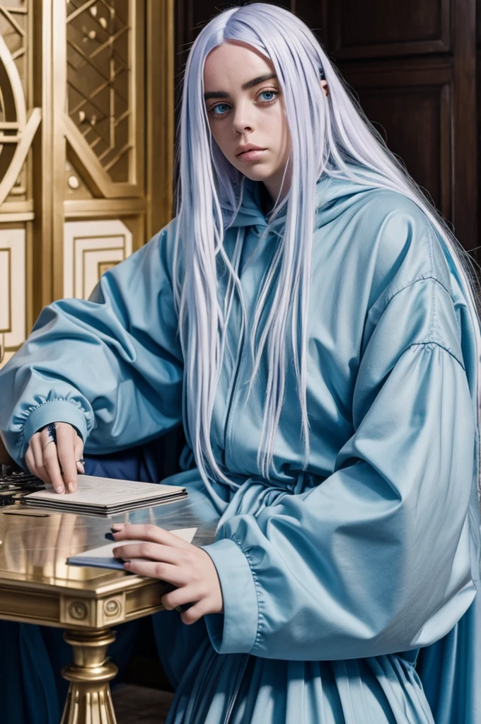 Crea billie eilish in versione tarocca