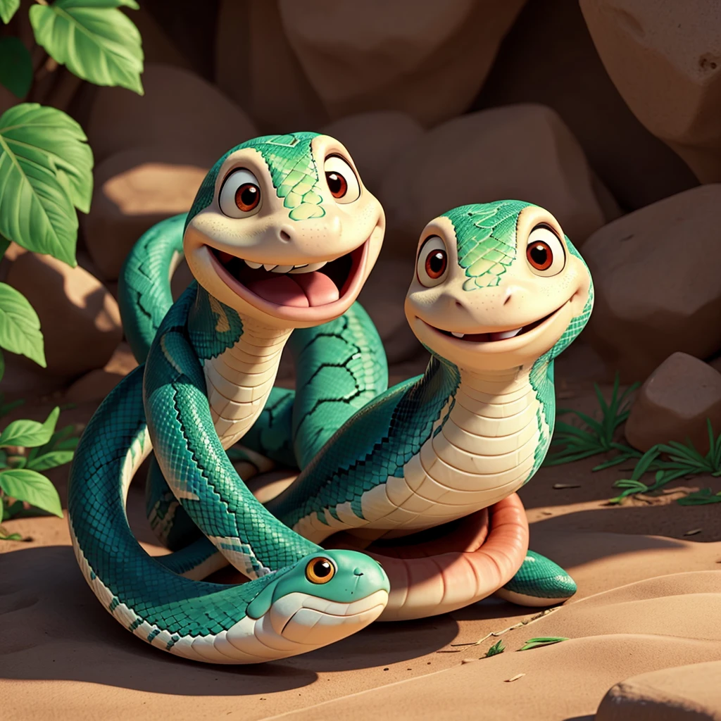 smiling snake