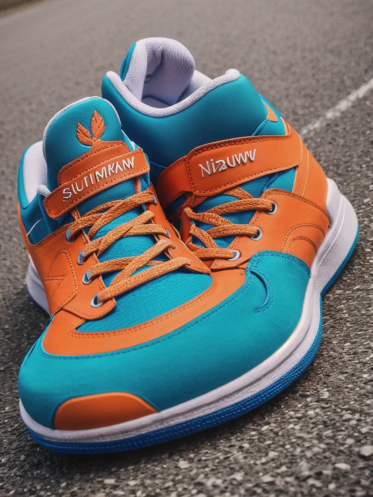 8k, RAW Editorial Photo,
"Sunrise Surprise": Photograph colorful sneakers with warm orange and cool blue dual-color grading. Use a Nikon Z7 and a 35mm f/1.4 lens to capture the vibrant hues during sunrise. Natural lighting will create an energetic and playful atmosphere.