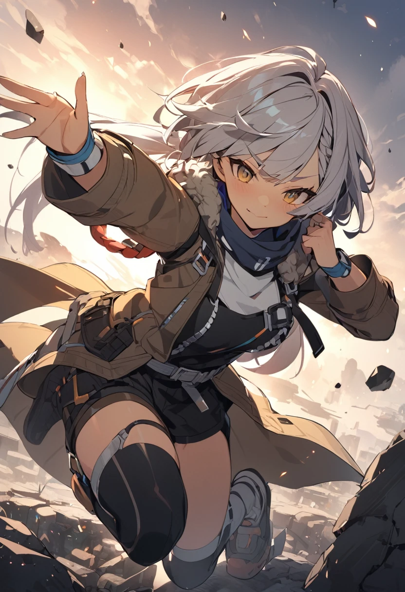 One Girl、grit one&#39;s teeth、Masturbation、Squirting、Side view、The waist is floating、Long Hair、Fox Ears、大量にSquirting、Small breasts、naked、Ahegao、On the bed