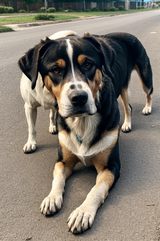Stray dog in need
