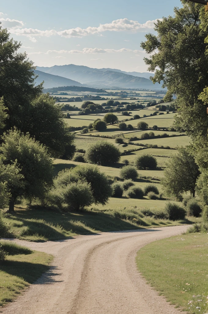 Un paysage de band dessinée 