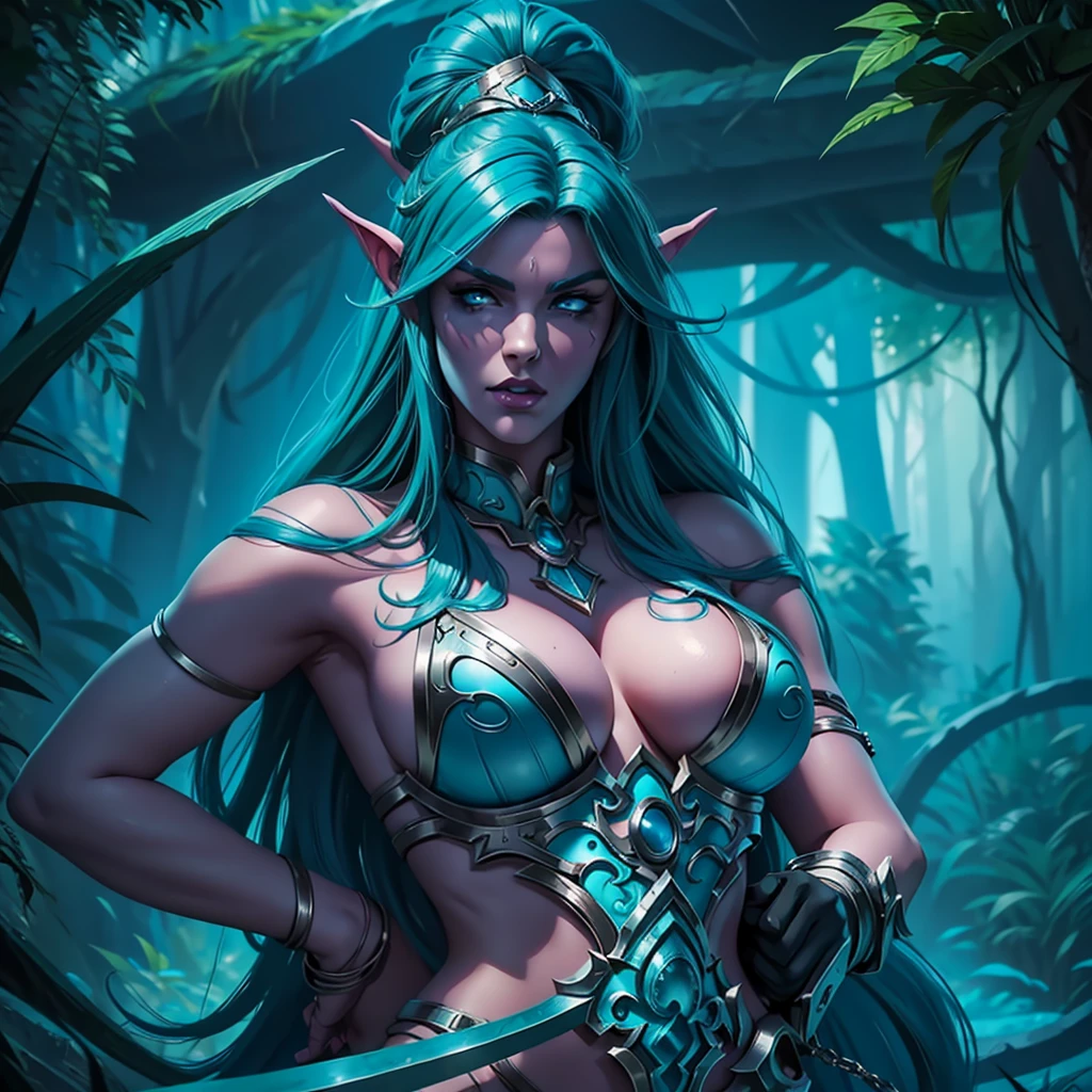 giant huge tits, beautiful eyes, black whip in her hand, ultra high quality, picture full body, totally light blue hair ultra high detailed illustration of being a domina in Cenotes , slutty seduction, huge tits, high quality, super quality, sharp details, high details, unreal engine 5.0 graphics, cinematic look, realistic, hyper-realism, {{{Warcraft}}}, warcraft character, nice slim body, perfect body, beautiful body, beautiful face, very nice face, very nice facial features, very detailed face, very detailed facial features, high detailed body, high detailed face,