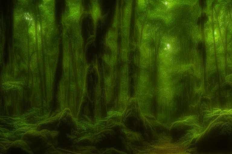 (Highest quality,4K,8k,High resolution,masterpiece:1.2),Very detailed,(Realistic,photoRealistic,photo-Realistic:1.37),There is a big tree in the middle of the forest, Screenshot by Juergen von Huendeberg, Flicker, Sumatranism, In the jungle forest peak, Malaysian Jungle, In the jungle forest, Lush rainforest, Lush rainforest, Thick jungle, 深いジャングルのin forest jungle, Dense forest, in forest jungle, Green Jungle, In the jungle forest, Tropical forests