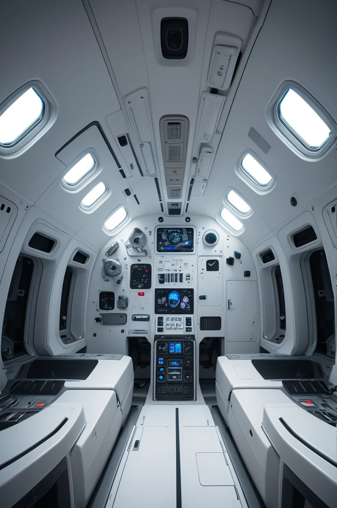 Image inside a future spaceship