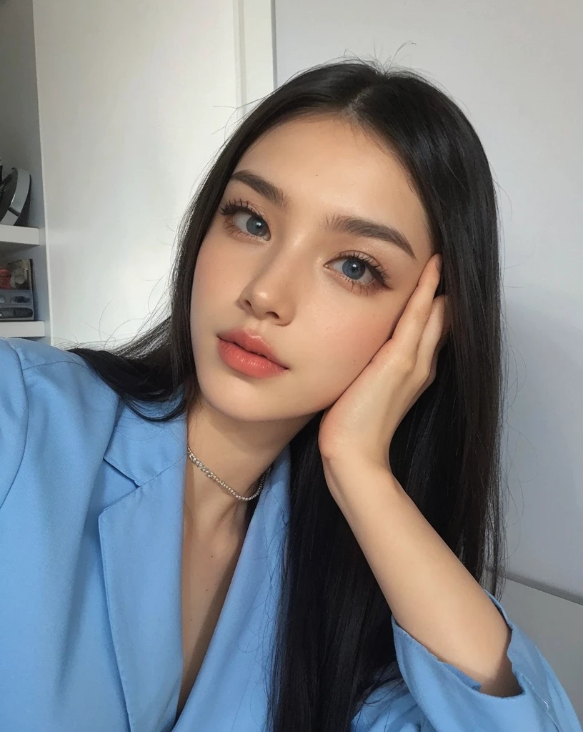 Blue dress