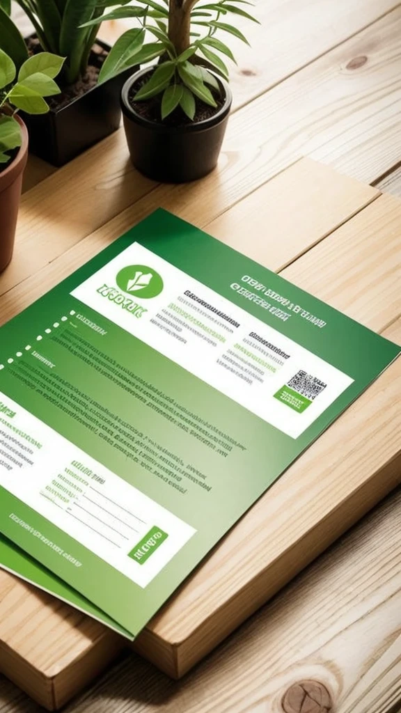 A minimal, modern, simple, cinematic logotype for the brand “EcoPromoção"The logo must include the name "Ecopromotion" clearly and legibly.The design must incorporate a doll or mascot that represents the idea of sustainability and promotion.The doll must be involved in an action of "distribution" of flyers, symbolizing the company's main activity.. The logotype . Minimalistic logo