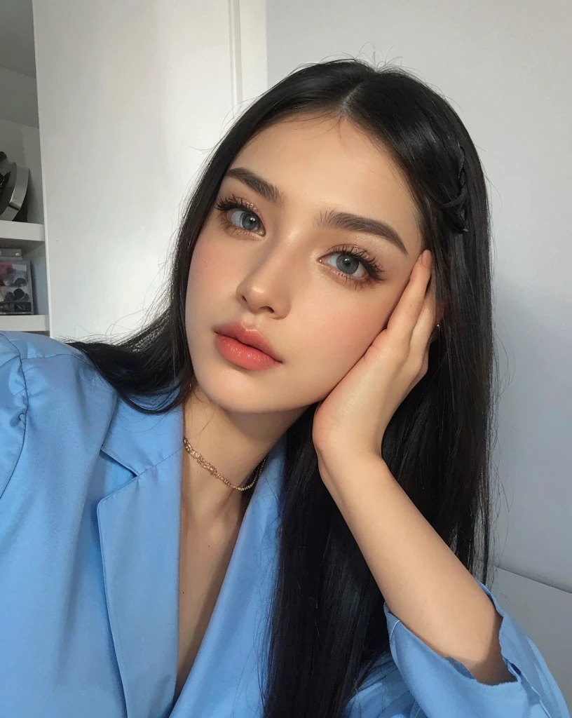 a beautiful young woman, (best quality,4k,8k,highres,masterpiece:1.2),ultra-detailed,(realistic,photorealistic,photo-realistic:1.37),HDR,UHD,studio lighting,ultra-fine painting,sharp focus,physically-based rendering,extreme detail description,professional,vivid colors,bokeh,portrait,dark fantasy,dramatic lighting,chiaroscuro,cinematic,moody,atmospheric,highly detailed face and eyes,long eyelashes,intricate hairstyle,elegant dress,ornate jewelry,fantasy forest background,glowing magical effects
