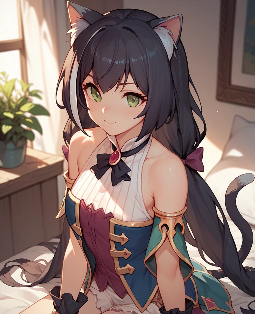 ,Princess Connect,Perfect Cal,Cat ear,Black Hair