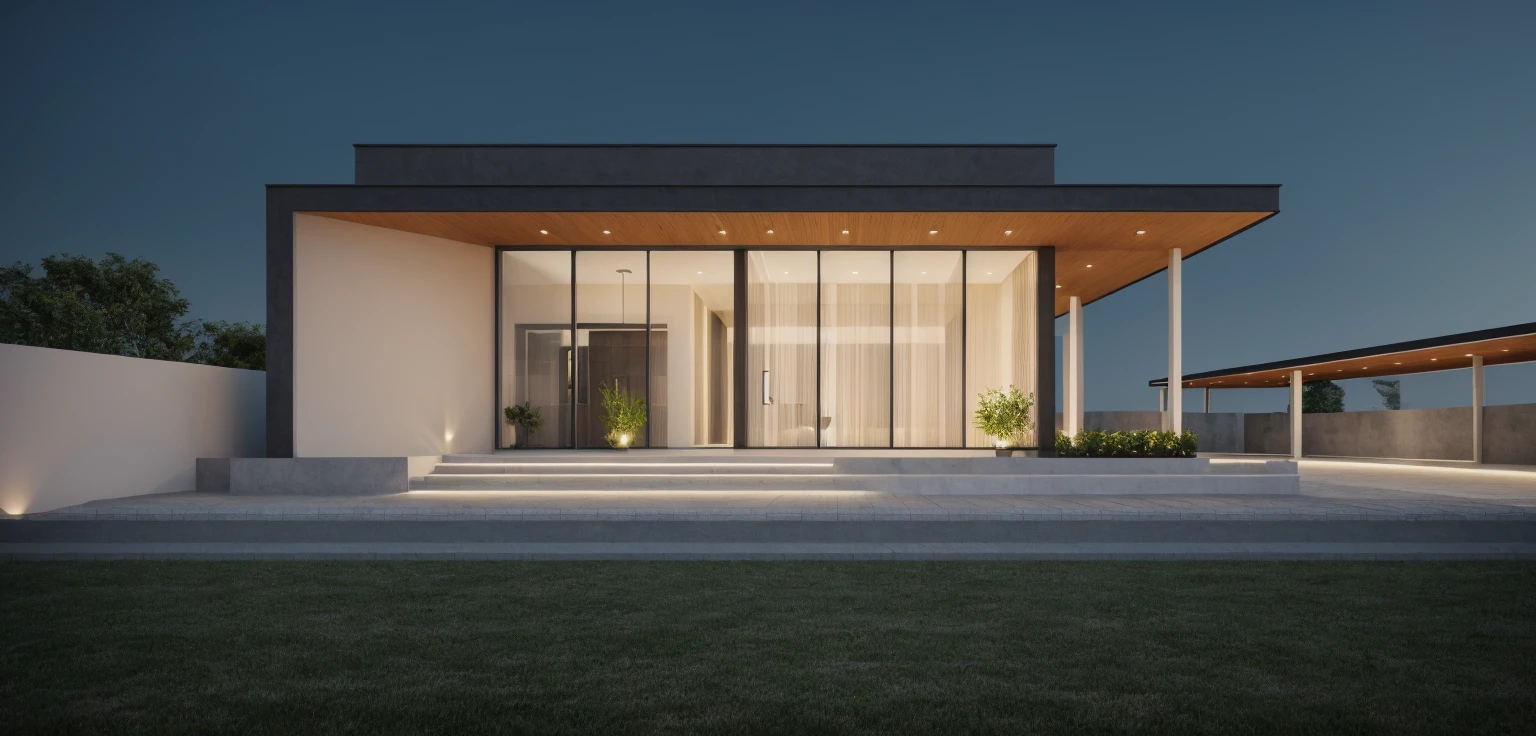 ((1 morden house like egg format)), main material by ((white wall)), 1large yard, 1 road runs in front of the house, (((VERTICAL WALLs was covered by white color))), (RAW photo, real, best quality, masterpiece:1.2), look morden minimalist, 1 road in front of the house, dynamic lighting:1.3, (hyper realistic, photo-realistic:1.2), high quality, (dark lighting:1.2), perfect lighting, archdaily, no human