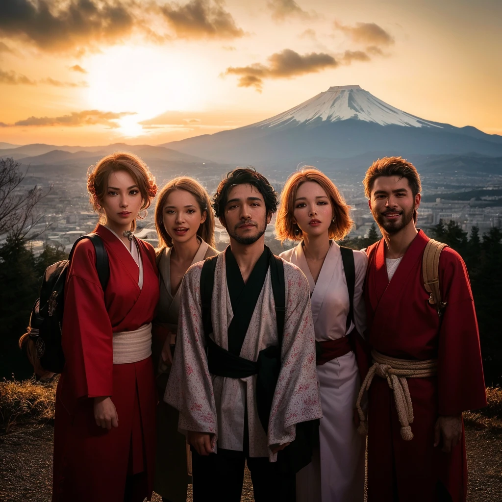 Picture like a photo, Beautifully Aesthetic, ((Nine-tailed fox)), ((Transcendent Beautiful Girl)), (delicated face), Beautiful lips, (Beautiful eyes), sexy proportions, (Beautiful udder), Beautiful labia, wetted skin, ((shrine maiden)), Nine fox tails, Standing, seductive smile, full body seen, Shrine of Japan, torii gate, Komainu, nigh sky, Moonlight, wide shot, from below, UHD, 8k, best quality, anatomically correct, textured skin, high details