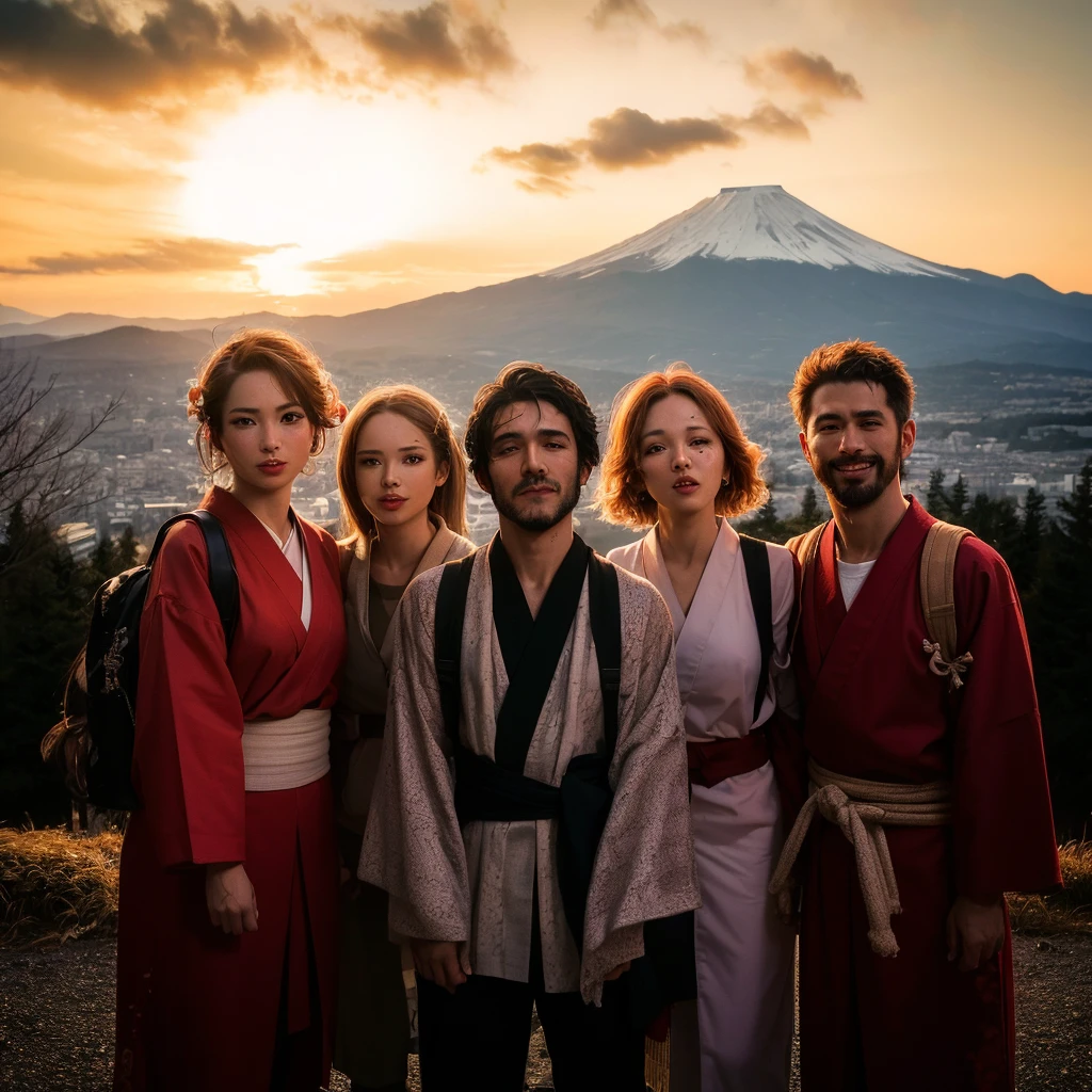 Picture like a photo, Beautifully Aesthetic, ((Nine-tailed fox)), ((Transcendent Beautiful Girl)), (delicated face), Beautiful lips, (Beautiful eyes), sexy proportions, (Beautiful udder), Beautiful labia, wetted skin, ((shrine maiden)), Nine fox tails, Standing, seductive smile, full body seen, Shrine of Japan, torii gate, Komainu, nigh sky, Moonlight, wide shot, from below, UHD, 8k, best quality, anatomically correct, textured skin, high details