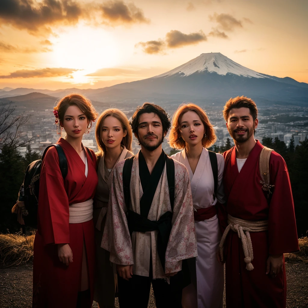 Picture like a photo, Beautifully Aesthetic, ((Nine-tailed fox)), ((Transcendent Beautiful Girl)), (delicated face), Beautiful lips, (Beautiful eyes), sexy proportions, (Beautiful udder), Beautiful labia, wetted skin, ((shrine maiden)), Nine fox tails, Standing, seductive smile, full body seen, Shrine of Japan, torii gate, Komainu, nigh sky, Moonlight, wide shot, from below, UHD, 8k, best quality, anatomically correct, textured skin, high details