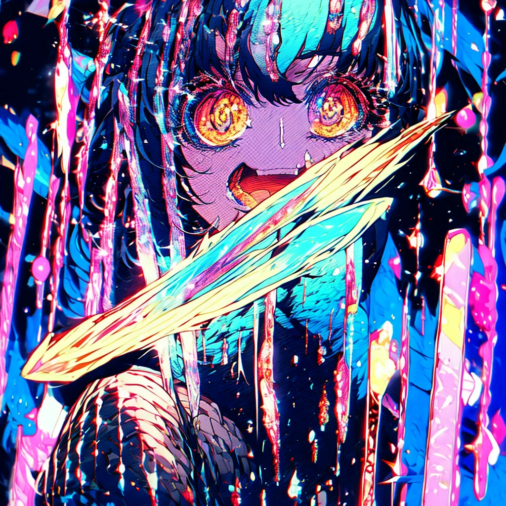 Mikan Tsumiki + Artoria Pendragon (fused into a new body)