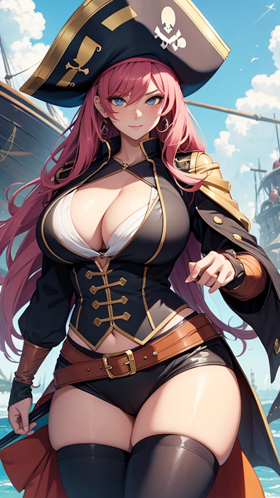 Plus size anime woman pirate