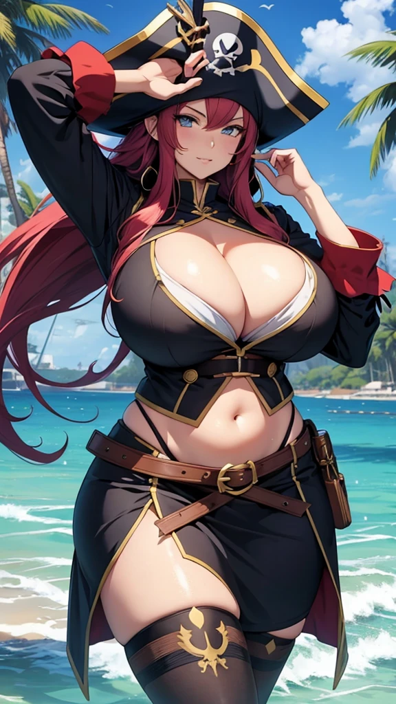 Plus size anime woman pirate