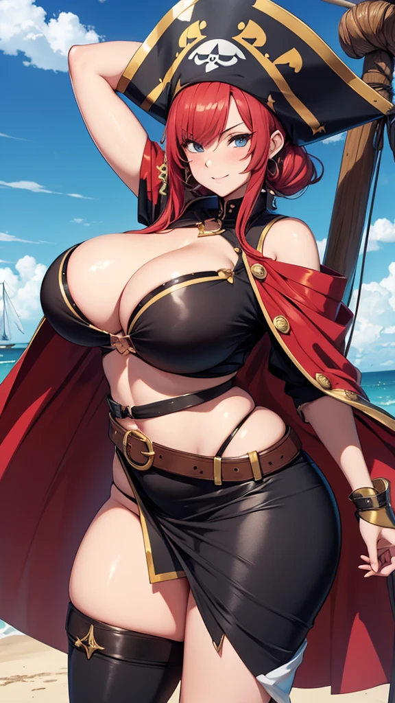 Plus size anime pirate