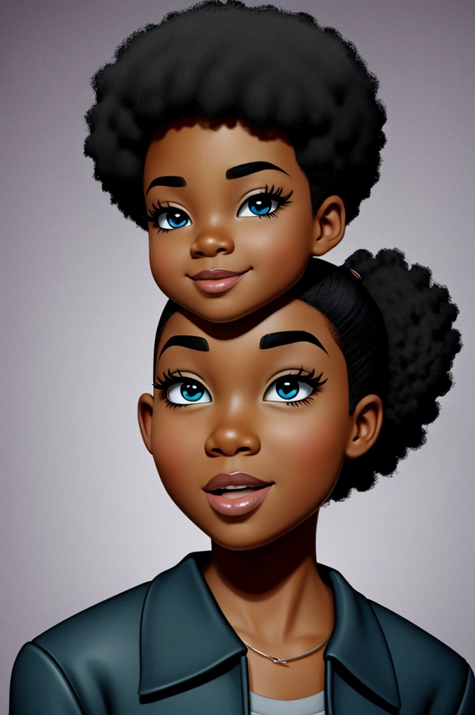 Black cartoon character