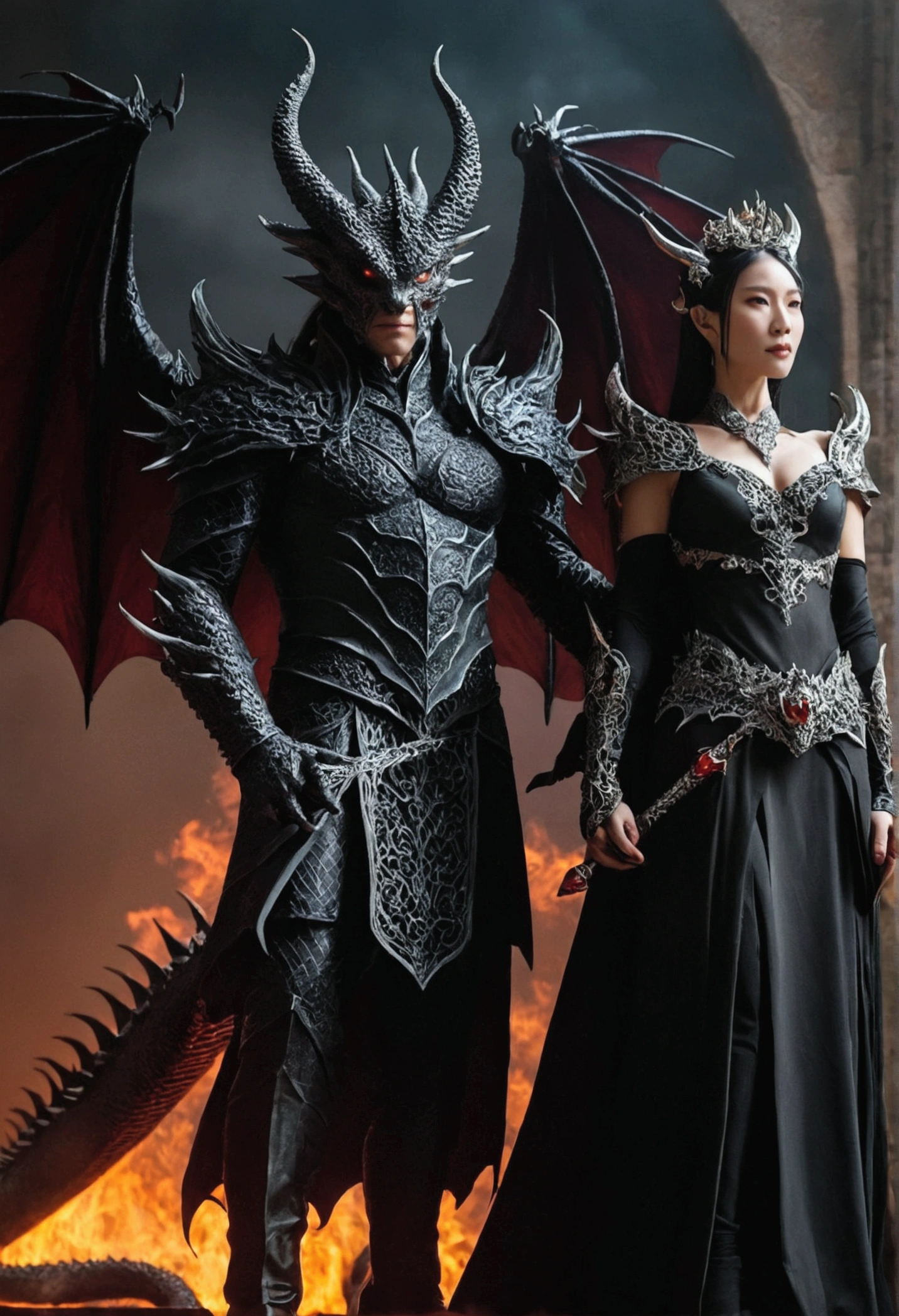 Lord of Darkness and Lady Dragon