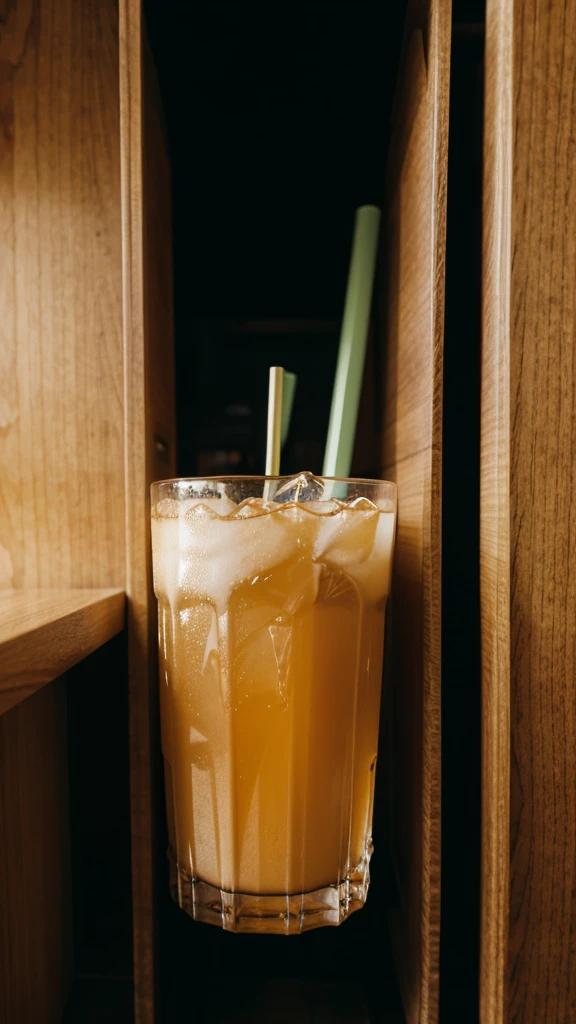 The interior of a drink can store