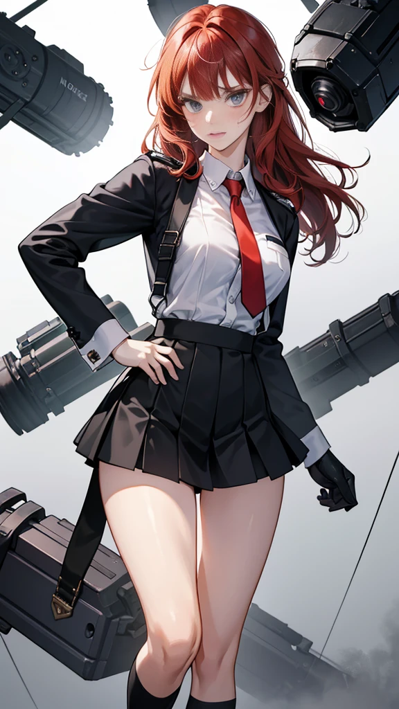 {{masterpiece}}, {{{Highest quality}}},{{Very detailed}}, {{figure}},{{tall}},{{Adult female}},,{{Fighting stance}},{Ryona},{{Long sleeve mini skirt uniform}},{{Abuse power and lose}},}}{defensive posture}},{{Fight}},{Jumping},{Malaise}, ,{{distress}},{{Eyelet foot}},,{{}},{{}},,{{}},{{}},,Slender body}}{{Avoidance}}{{Female police officer}},,,,suspenders ,Long sleeve mini skirt uniform, White High Socks,Black fingerless gloves, Long Red Hair, Red tie,Straight hair ,Blunt bangs,Thigh holster,.amountn loafer,,blush,Wrinkles ,amount,Grit your teeth,suffering,v-shaped eyeamounts.,Sweat dripping,Medium chest ,get annoyed,,Slums,,Twisting,