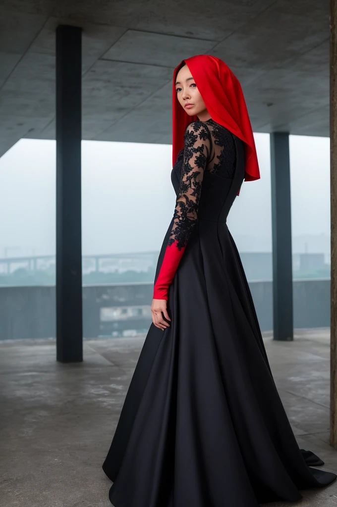 a photo of madclyne97 wearing a black elegant dress, looking at the viewer, detailed background, hyper-detailed, detailed face, POV, by lee jeffries nikon d850 film stock photograph 4 kodak portra 400 camera f1.6 lens rich colors hyper-realistic lifelike texture dramatic lighting unreal engine trending on artstation cinestill 800