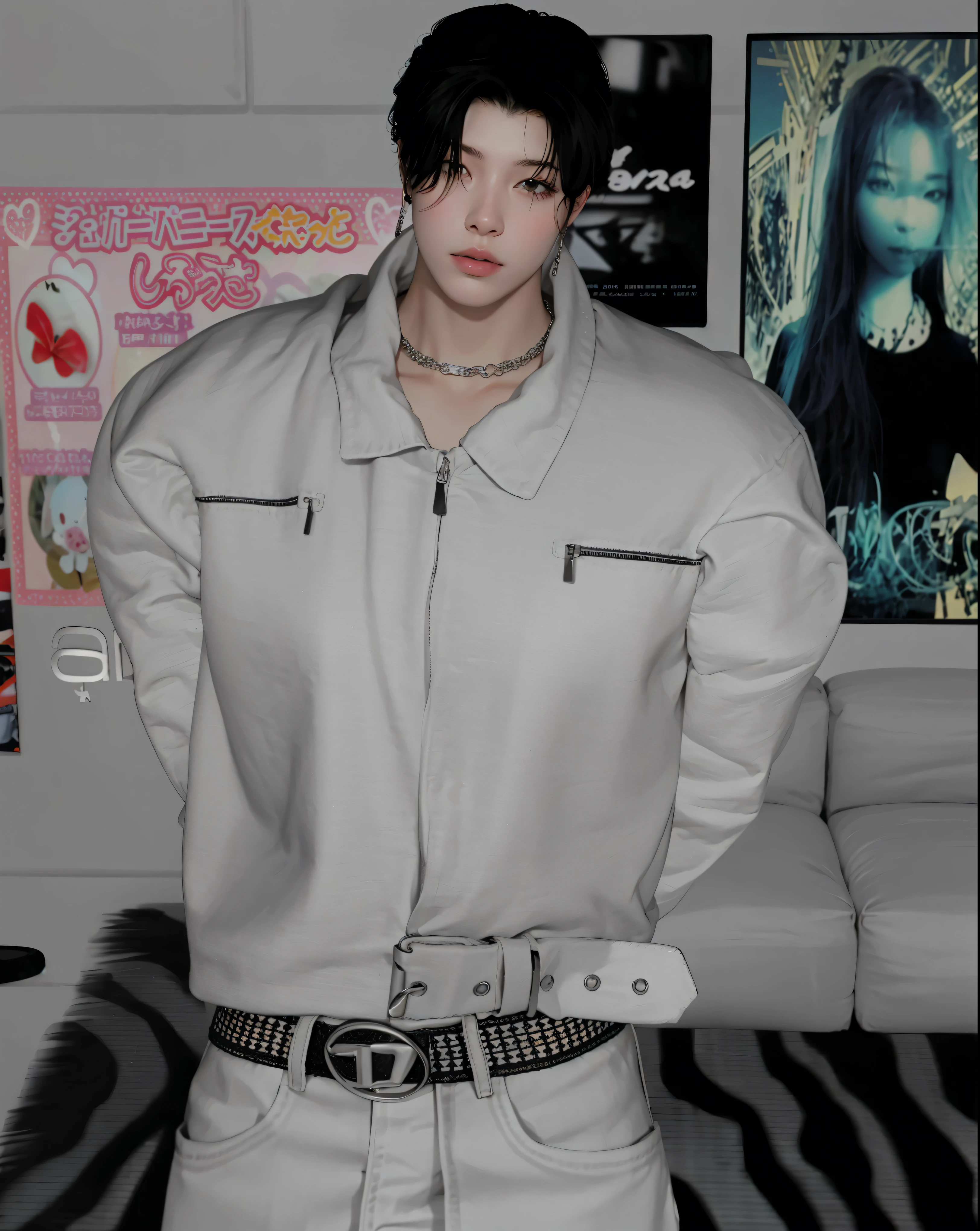 Beautiful detailed skin, Detailed Body, beautiful detailed hair,