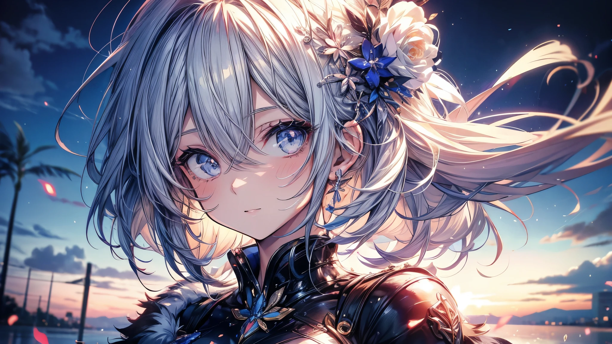 28-year-old female, beautiful anime woman, 80&#39;s, Random background from old times, Random pose, Outfits to match the background, BREAK, shining, extremely long straight hair, (Silver hair gradually fades to light blue tail), /Hair blowing in the wind, Super high quality hair, clear, Long bangs cover one eye, Covered one side of his face, Cute beauty face, (focus on face), Ultra-delicate texture for face, Sparkling pupils, (Clear light blue eyes), thin eyebrows, long upper eyelashes, double eyelids, Upper Eye, Sexy eyes that stand out, (Ultra-delicate eyes), Sexy and attractive lips, moist lips, Pink lip gloss, Richly detailed lips, White skin, delicate skin, Silky skin, (Super textured skin), BREAK, upright, Attractive medium breasts, Beautiful figure, Slim figure, Slim waist, thin hips, slim thighs, anatomically correct, correct limbs, correct finger, Extremely delicate fingers, (Beautiful fingers), Perfect hands, Very high quality clothes, perfect clothing texture, Complete clothes, the right clothes, BREAK, original photo, CG unity, professional, photography, Movie, Ultra-delicate , Clear focus, (high resolution), Deformed depth of field blurred background, Detailed background, Perfect layer cutting, Atmospheric distance sense, artistic, (full-body shot/Cowboy shooting/Rear view/Top view/Top view), /something is flying, /cloud, /perspective, (best quality), Detailed background, Exactly, masterpiece, Award-winning,
